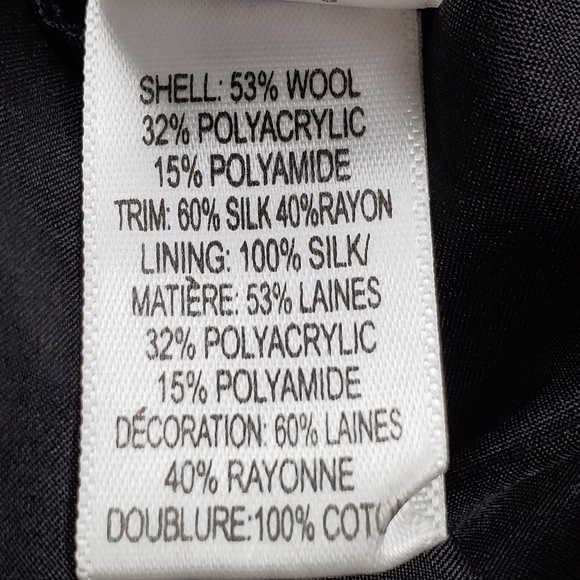 Elegant Timeless Vera Wang Lavender Label Skirt Wool Silk Tweed - Picture 5 of 5